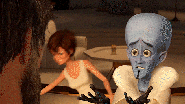 An animated GIF of Metroman having various objects being hurled at him by Roxanne unfazed. It's sped up by 3 times.